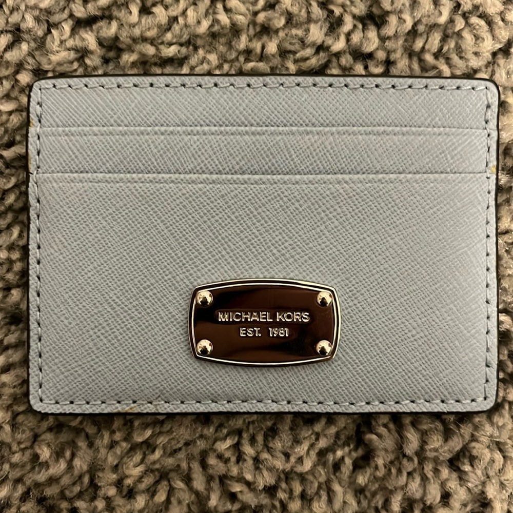 Michael Kors Light Blue Cardholder